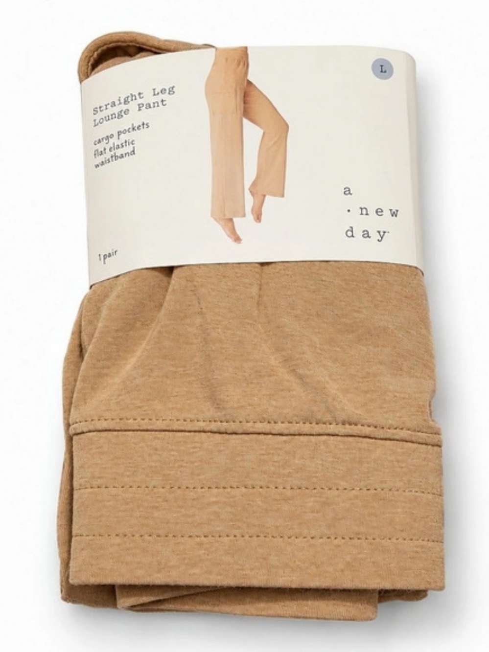 a new day Straight Leg Lounge Pant in Brown Size Large